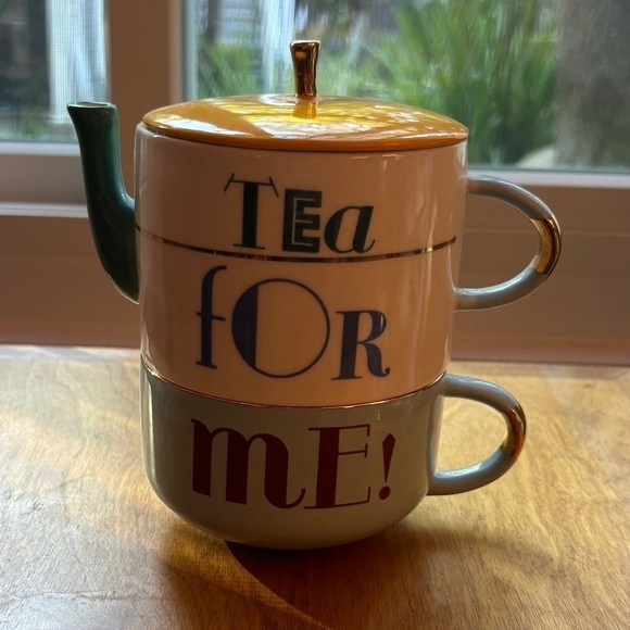 Anthropologie Tea For Me Set, Rare Discontinued - Picture 1 of 8